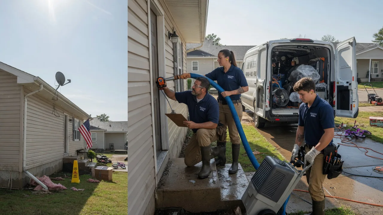 Ceiling Water Damage Restoration in Blissfield, OH near me